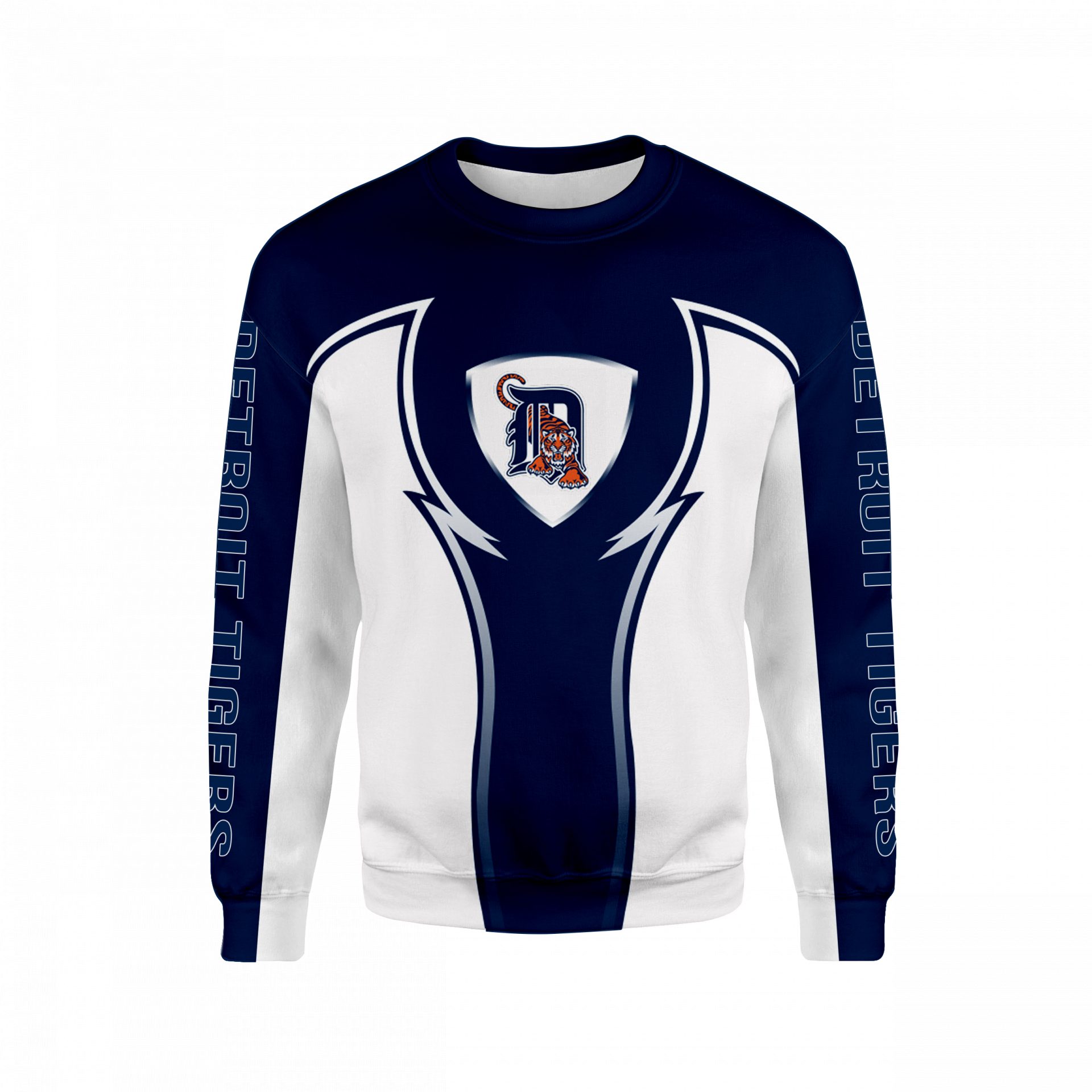 Detroit Tigers Navy White Gift For Fan 3D Full Printing Sweatshirt