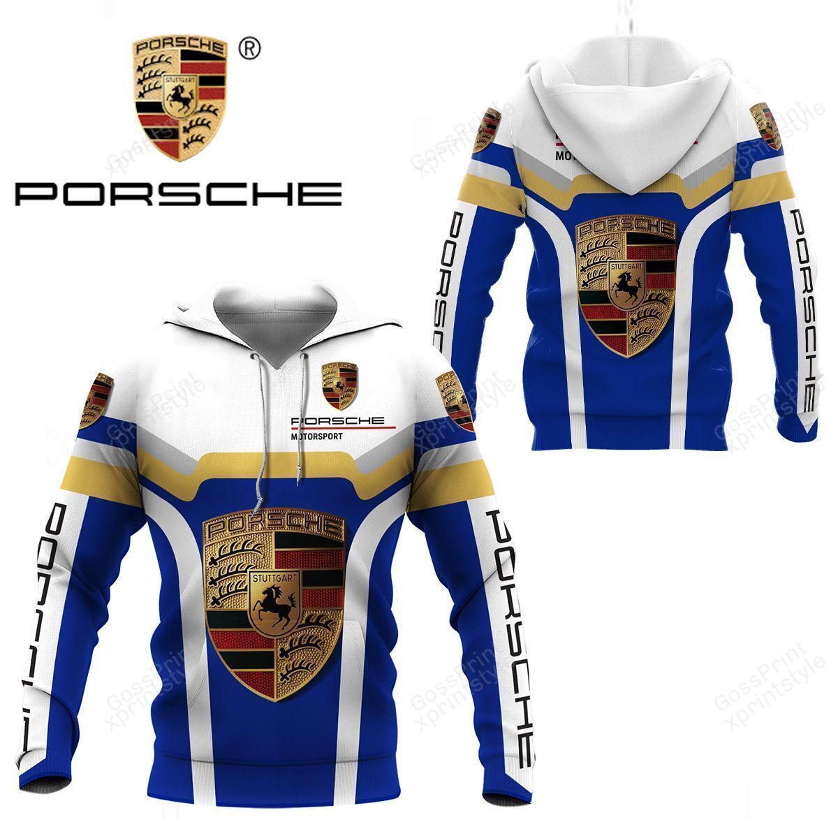 3D All Over Porsche Shirt Ver 21