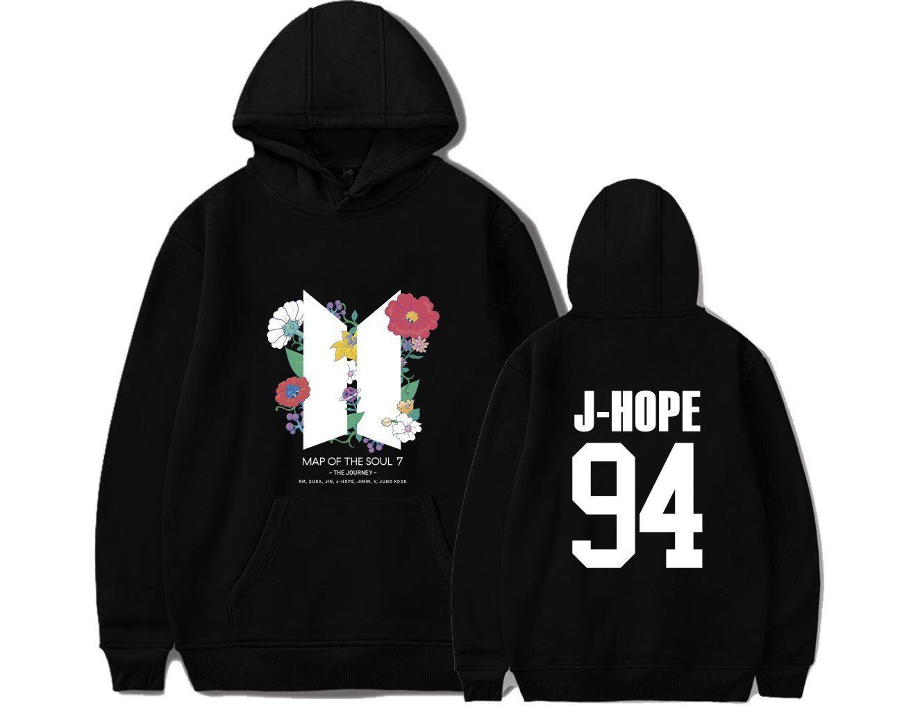 Bts Map Of The Soul 7 The Journey Hoodie - Love Art USA