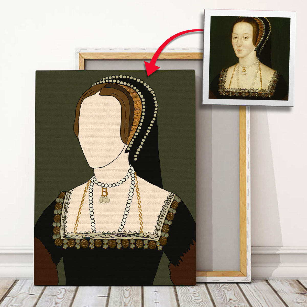 Anne Boleyn – Drawing Canvas