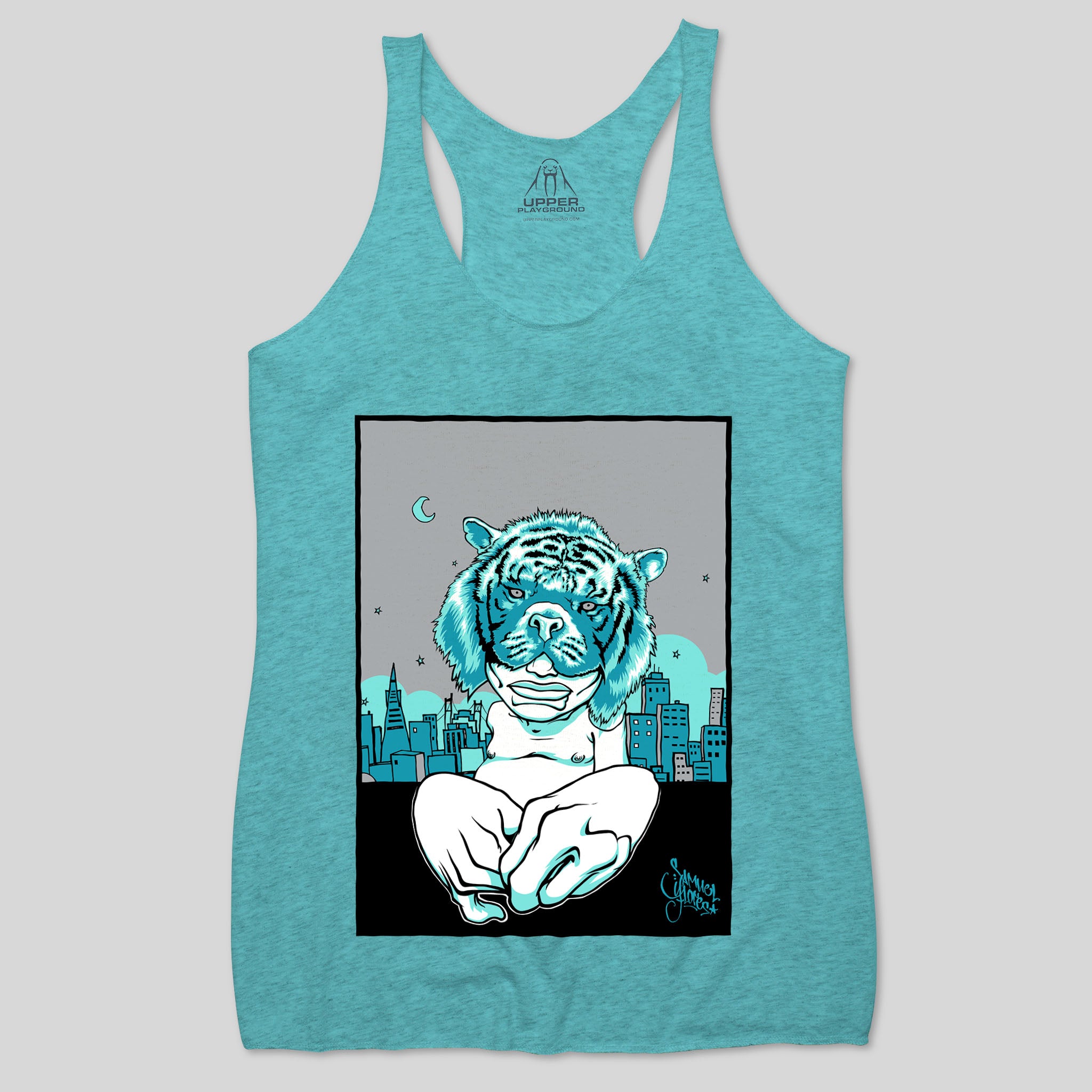 White Tiger Women’S Racerback Tank