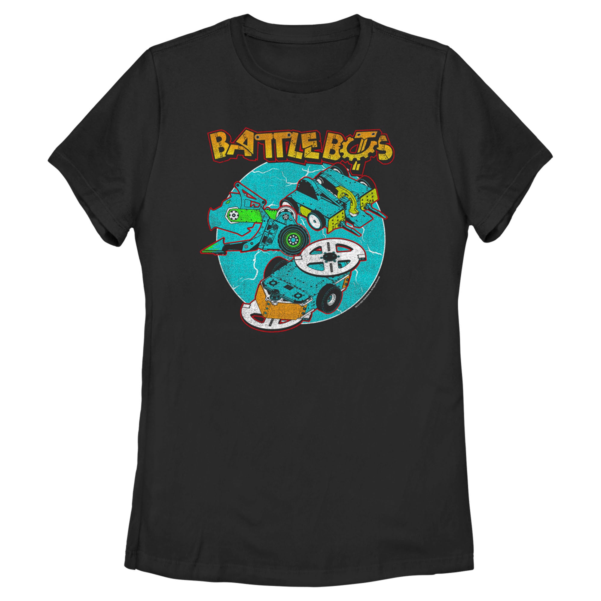 Women’S Battlebots Whiplash, Sawblaze, And Rotator T-Shirt