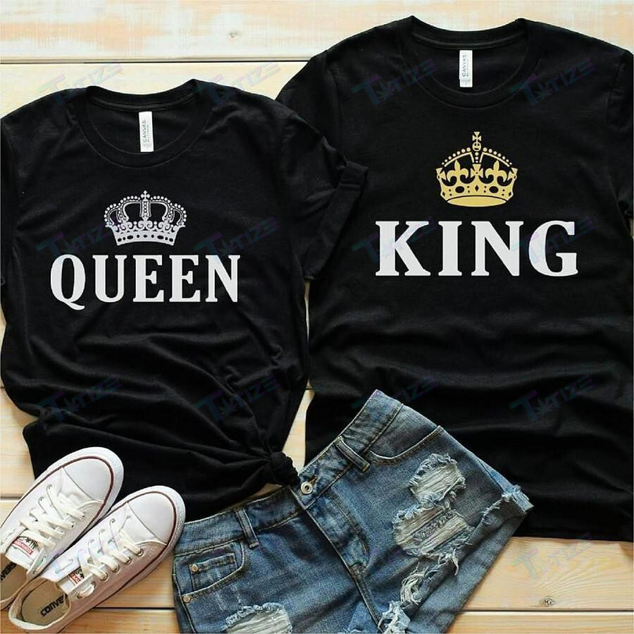 Couple Matching Shirts Imperial King & Queen Couple Gift Graphic Unisex T Shirt, Sweatshirt, Hoodie Size S – 5Xl