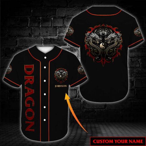 Custom Dragon Baseball Shirt For Dragon Lovers