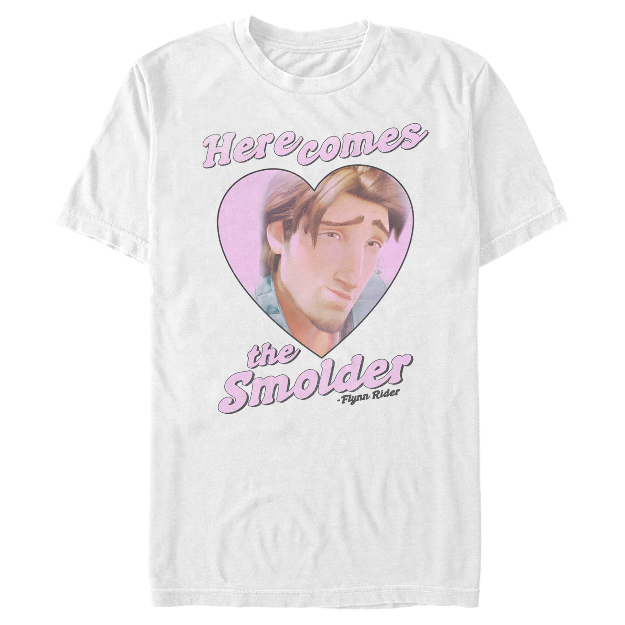 Tangled Men’S Flynn Rider Here Comes The Smolder  T-Shirt