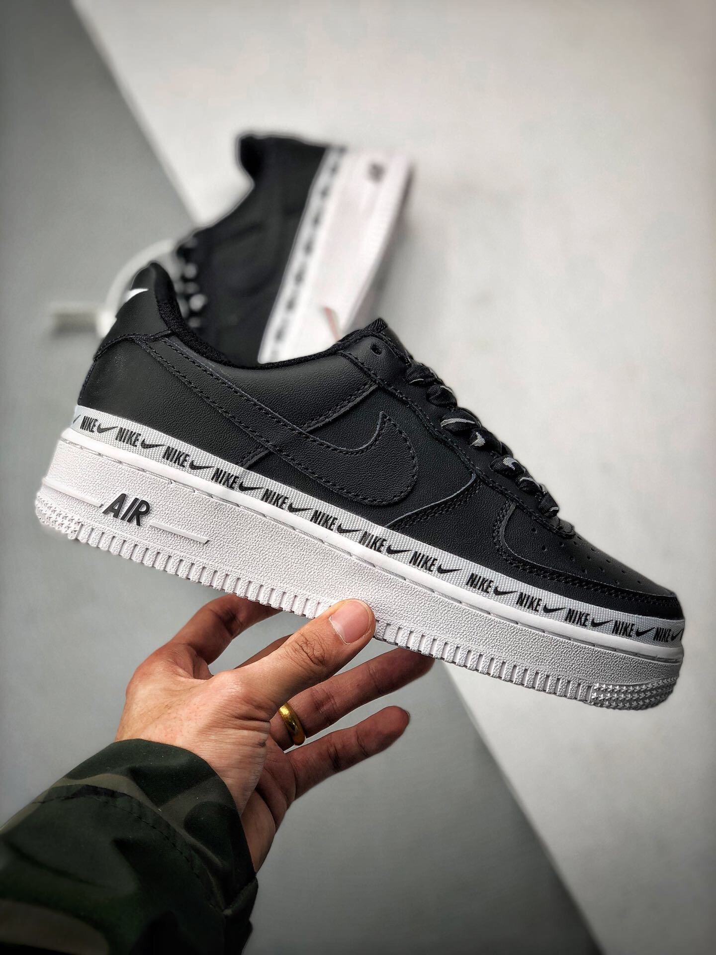 Nike Air Force 1 Low Ribbon BlackWhite AH6827-002 5340396