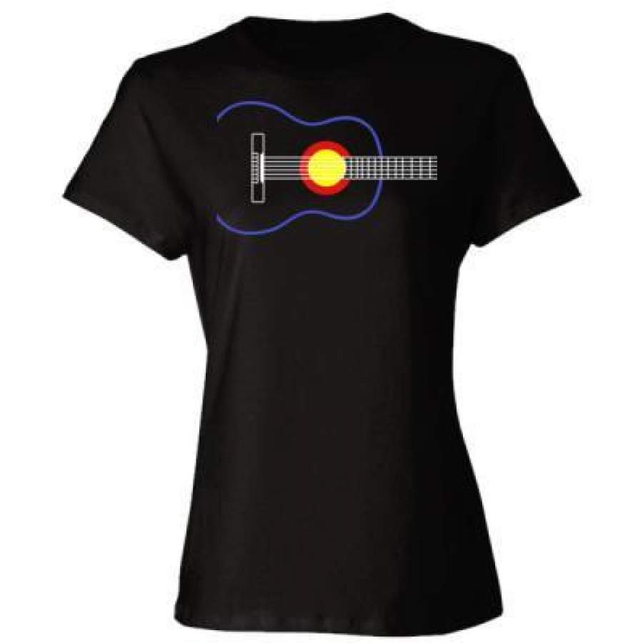 AGR Colorado Guitar Rocks – Ladies’ Cotton T-Shirt