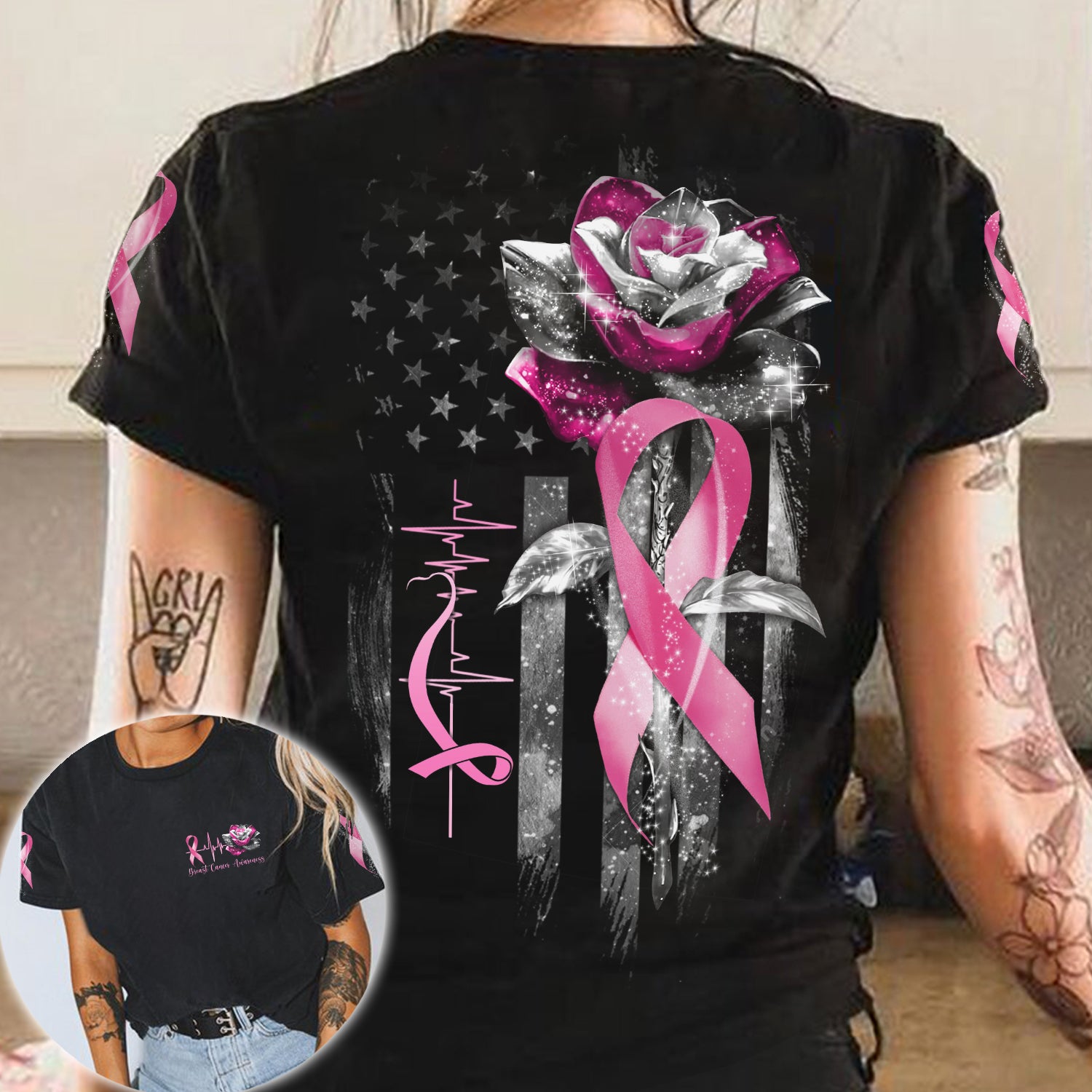 Breast Cancer Awareness Pink Ribbon All Over Print – Latg0707213ki