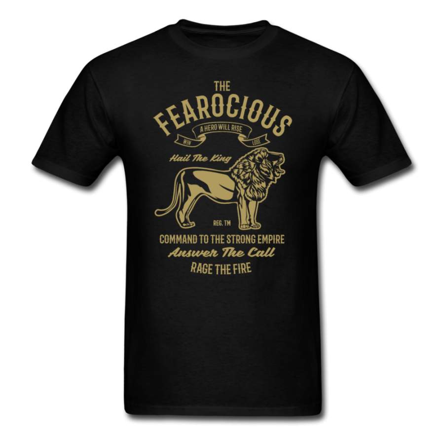 Wild Lion – Hail The King – The Fearocious | Men’s T-Shirt