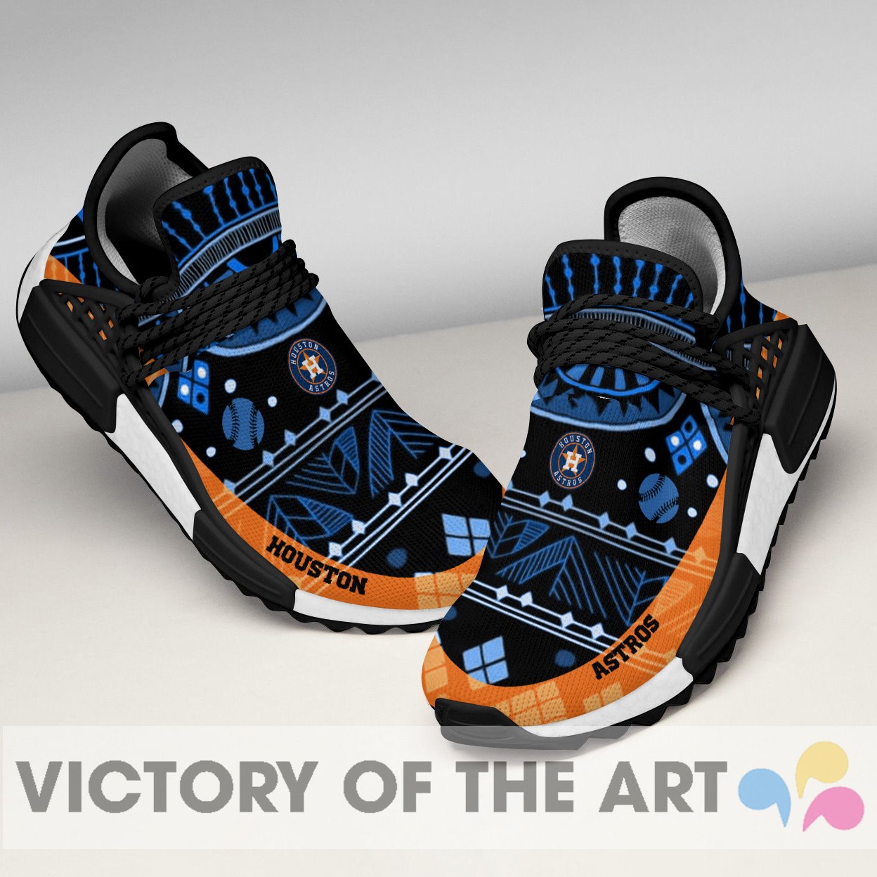 Wonderful Pattern Human Race Houston Astros Shoes For Fans