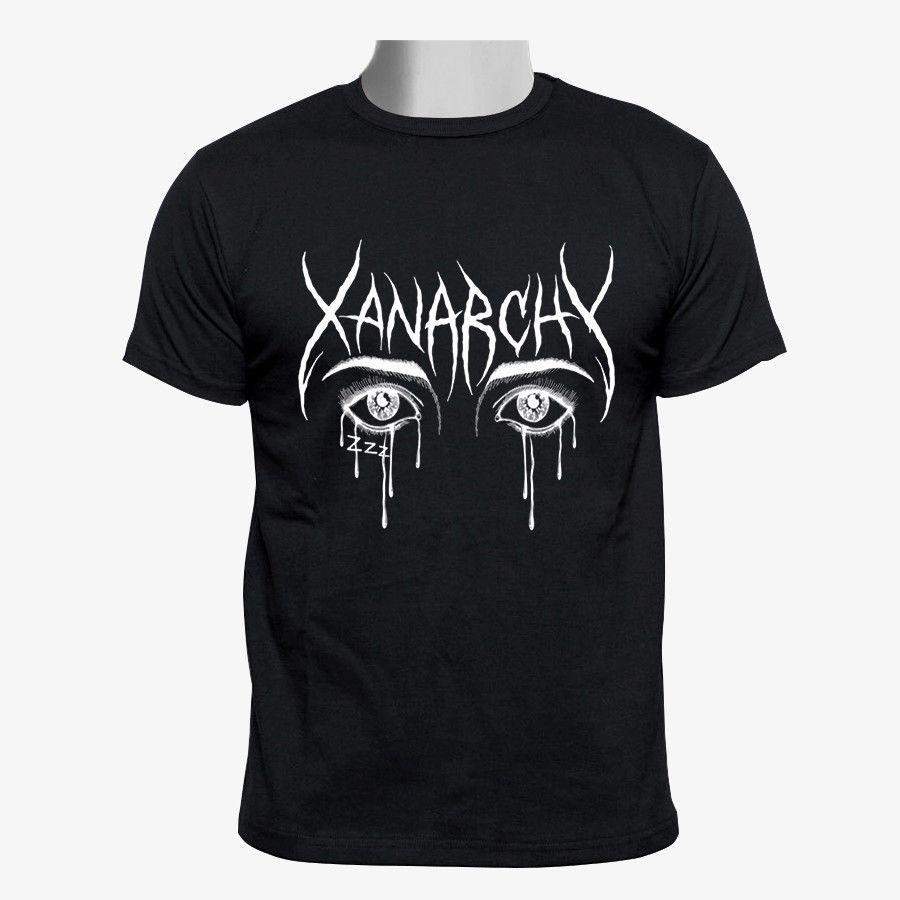 Xanarchy Custom Gildan Men Black Tshirt Size S-3XL