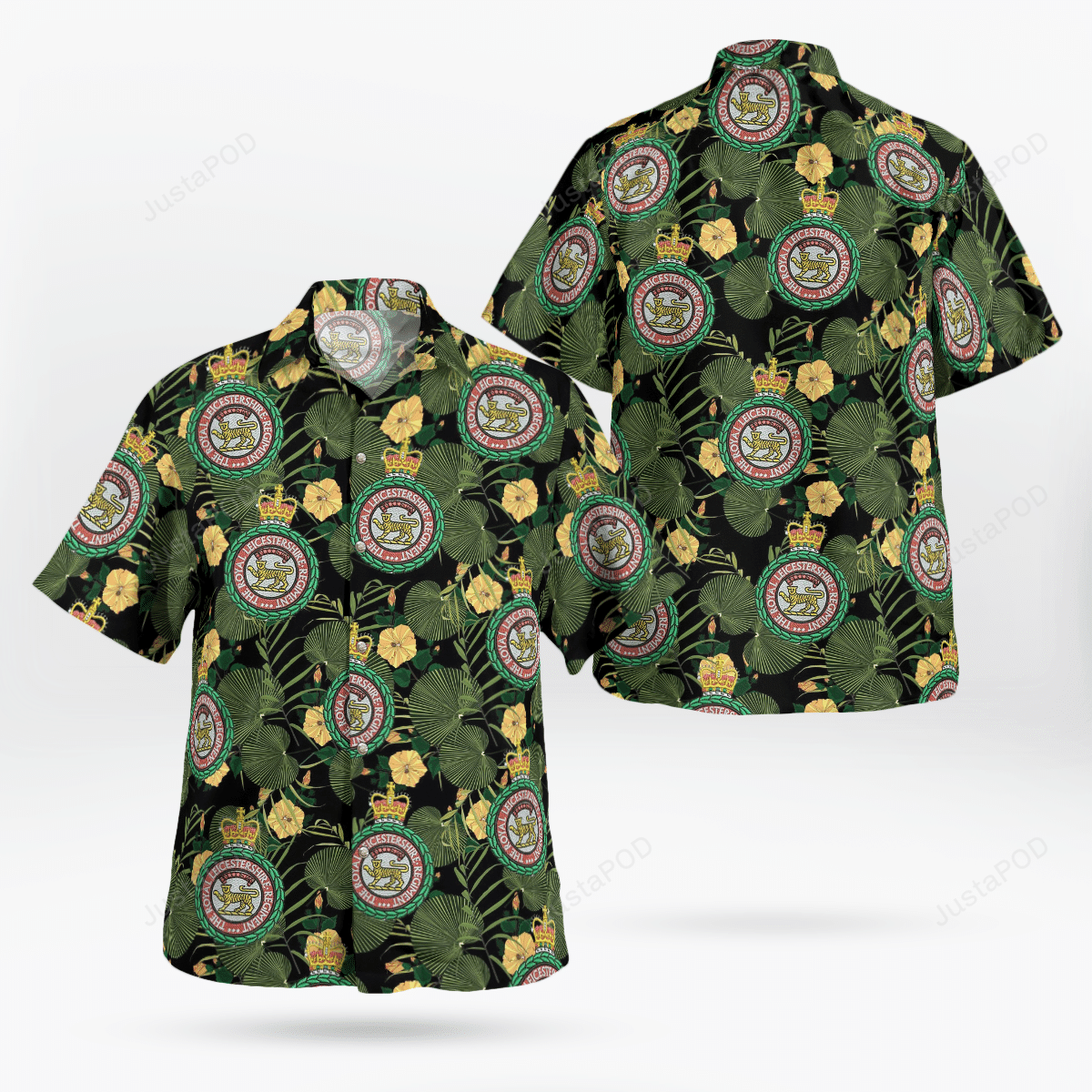 British Army Royal Leicestershire Regiment Hawaii Shirt Ha103973