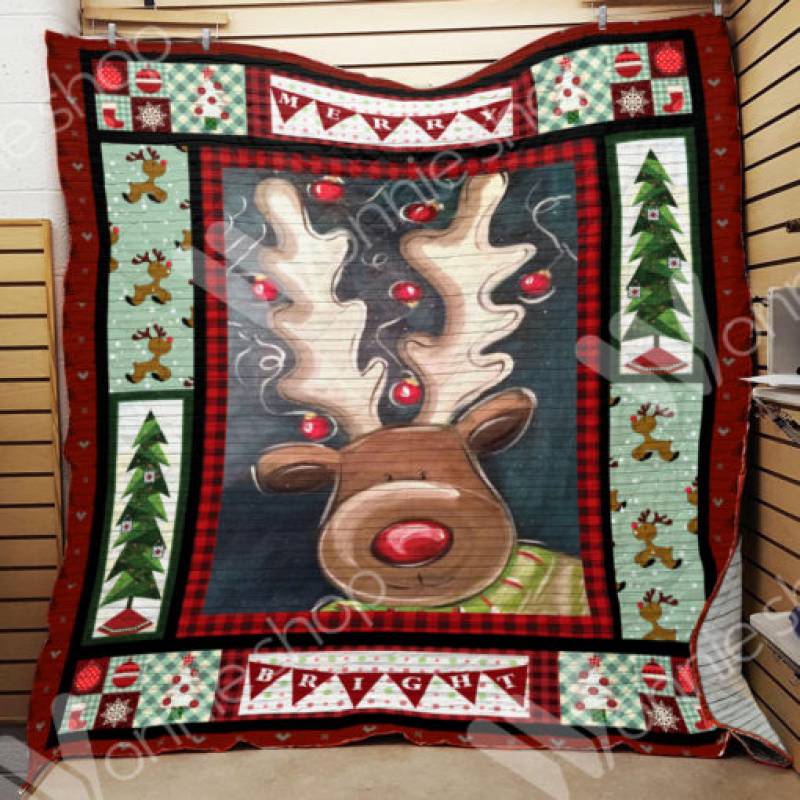 Reindeer Christmas Blanket OCT0701 90O41