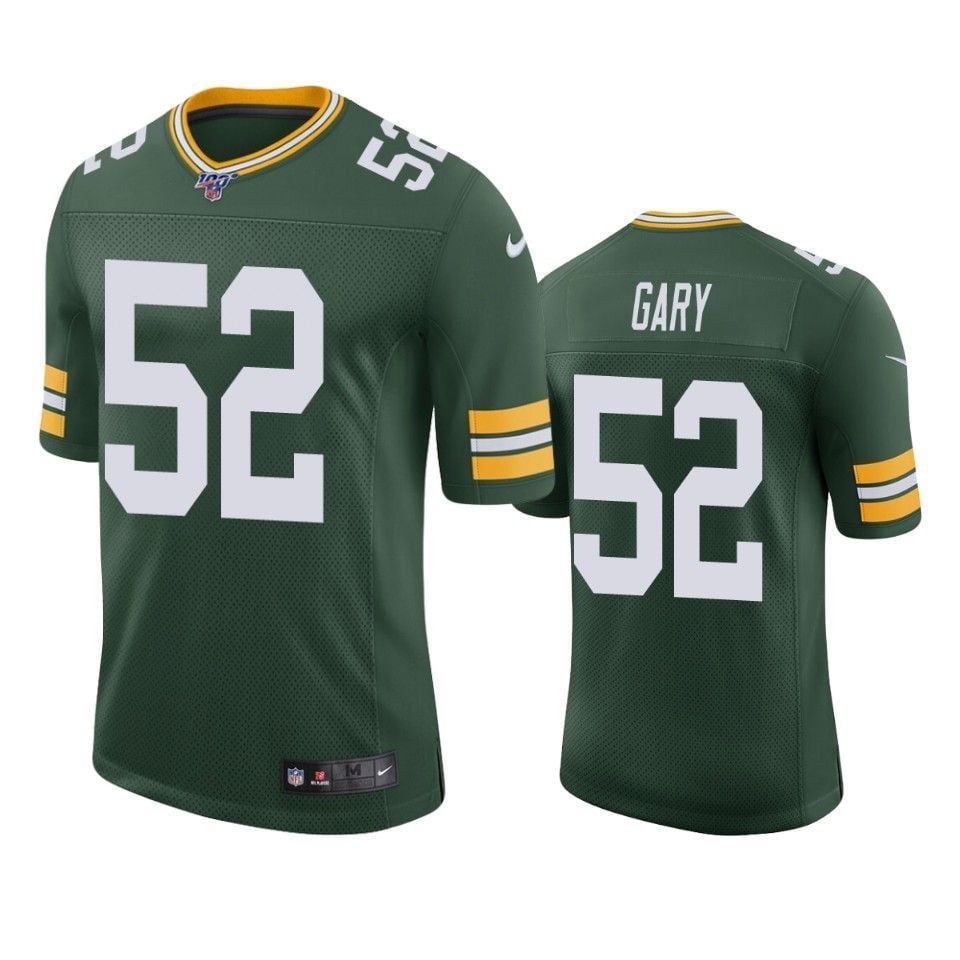 Green Bay Packers Rashan Gary Limited Jersey Green 100Th Season