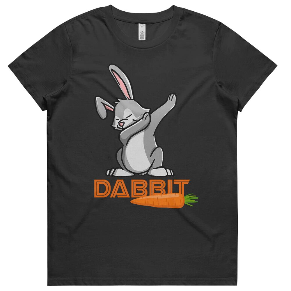 Dabbit Dabbing Bunny Rabbit Dab Dance Easter Day Womens Tshirts