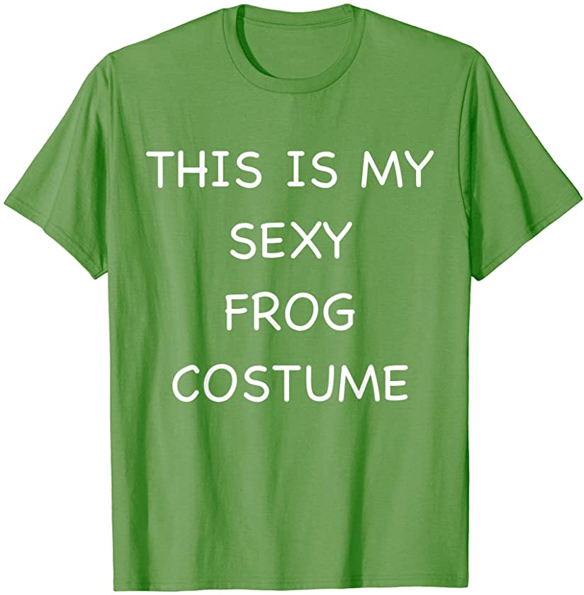 Sexy Frog Lazy Halloween Costume Funny Easy Animal Outfit T-Shirt