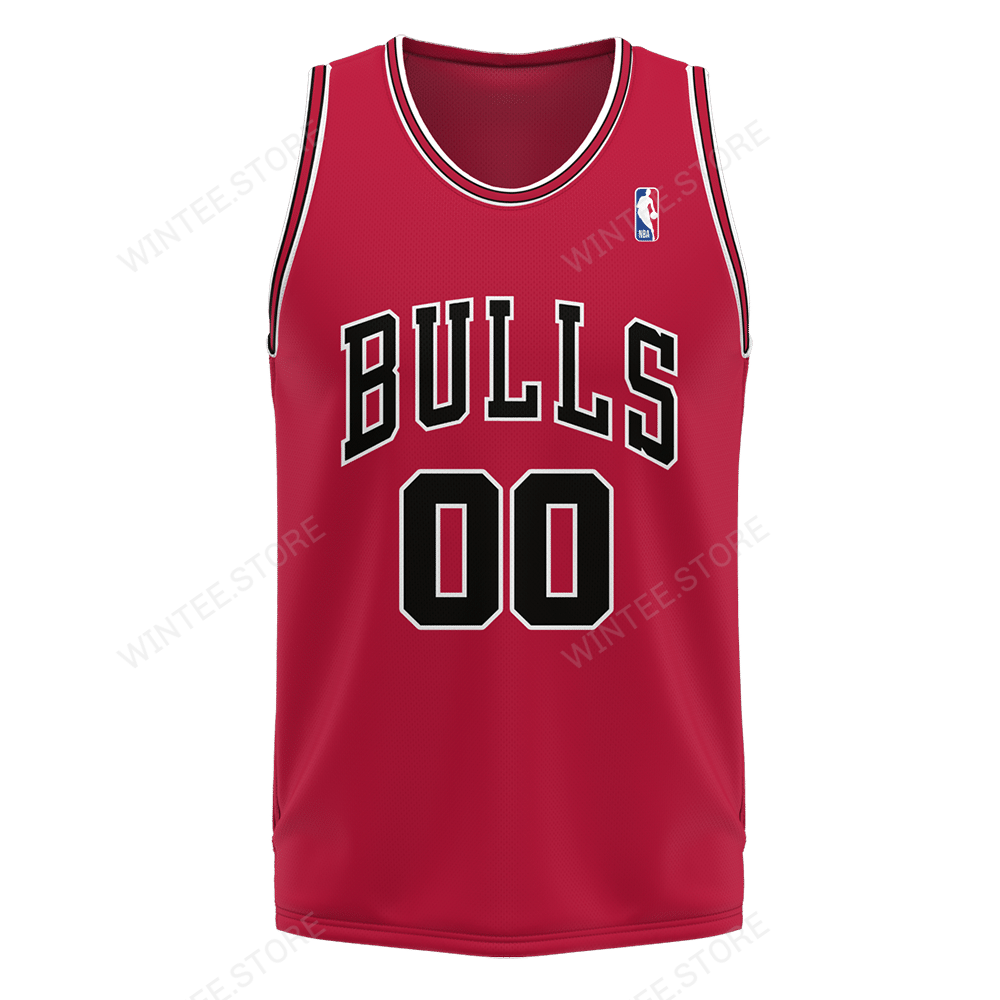 01ChicagoBulls004 CUSTOMIZE YOUR NAME & NUMBER | HOT SALE 3D PRINTED