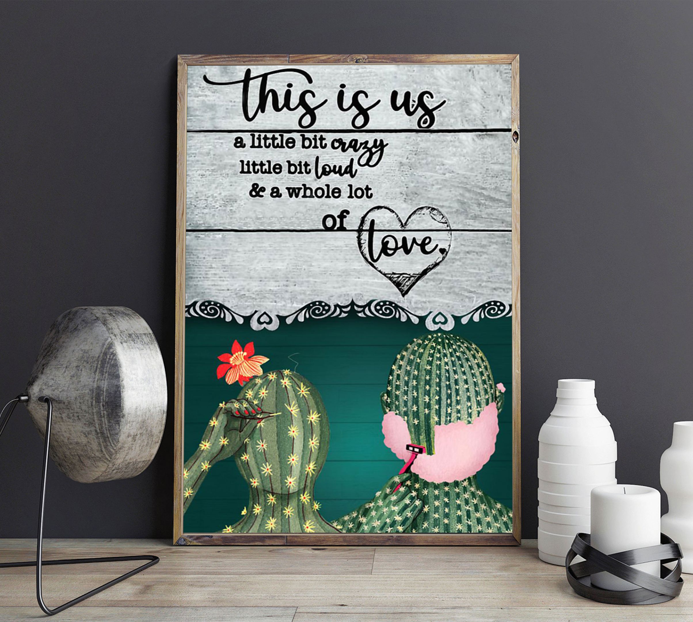 This Is Us A Little Bit Crazy Vertical Poster Poster Art Design