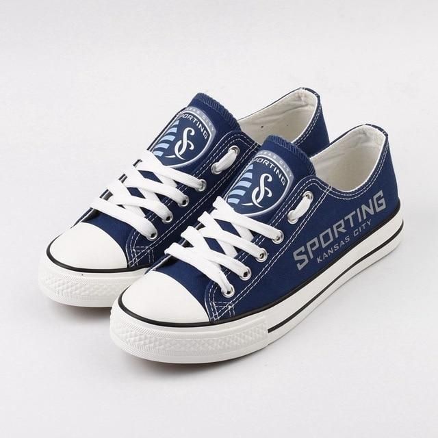 Unique Design Sporting Kansas City Shoes Low Top Canvas Shoessport