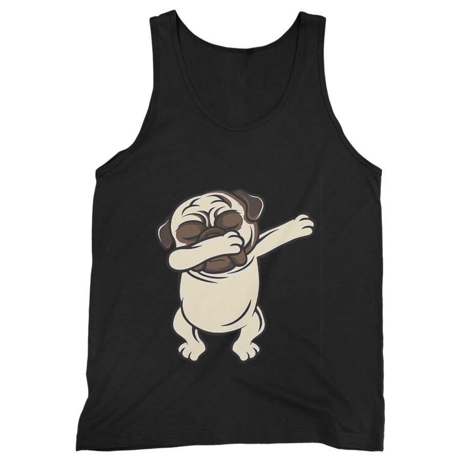 Dabbing Pug Man’s Tank Top