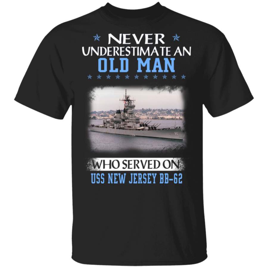 USS New Jersey BB-62 Veterans Day Christmas Gift T-Shirt