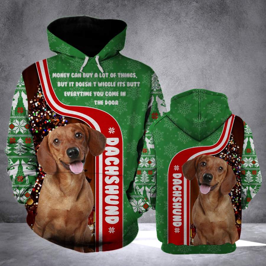 Dachshund Christmas Hoodie – 3D Hoodies