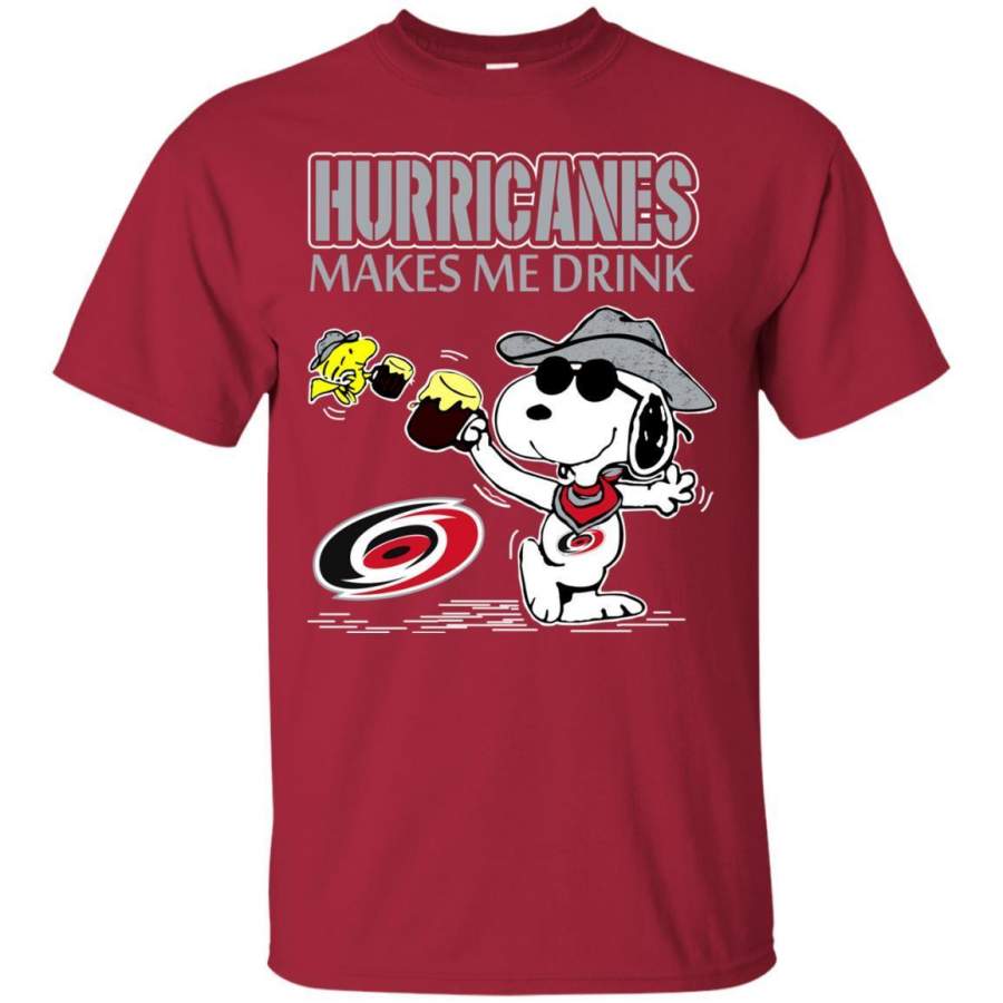 Carolina Hurricanes Make Me Drinks T Shirt