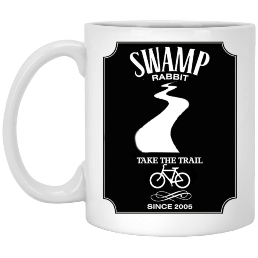 Swamp Rabbit Trail Mug 11 oz. White Mug