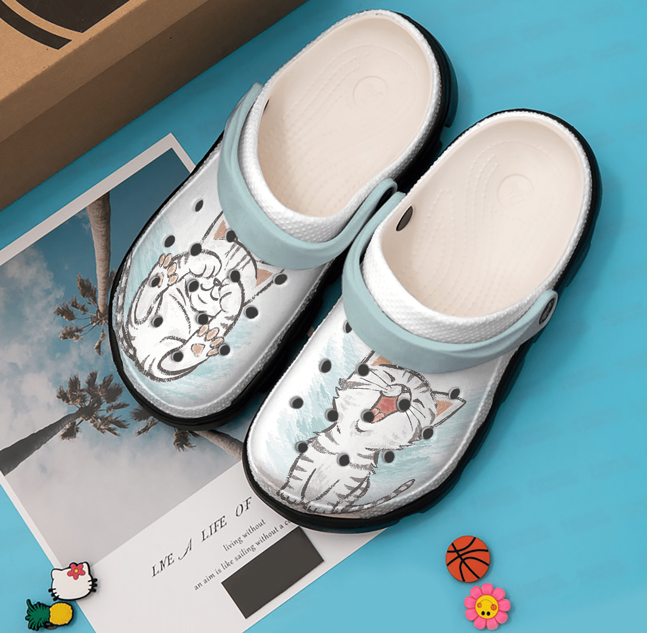 Cat Personalized Clog, Custom Name, Text, Color, Number Fashion Style For Women, Men, Kid, Print 3D Kitten