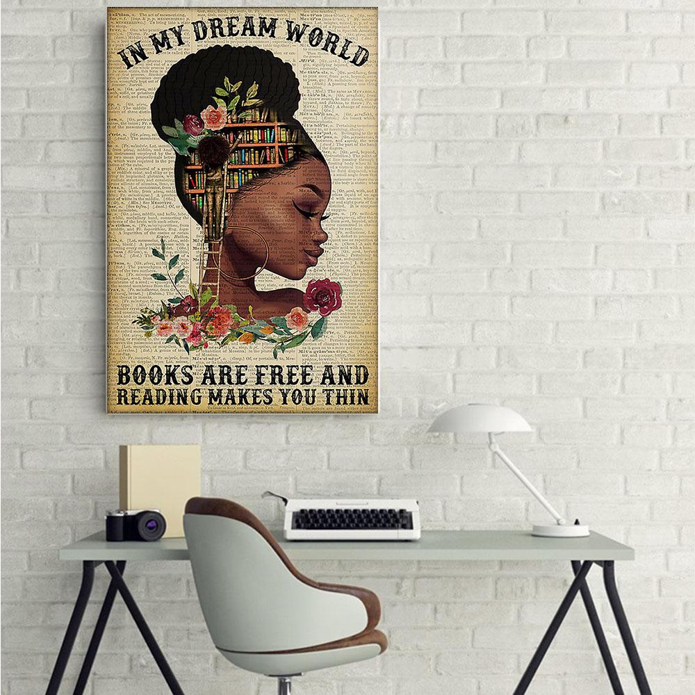 Nice African Custom Canvas Art Vintage Brown Skin Poster Prints Black Queen African Man Alluring Ready To Hang Canvas Wall Art Decor