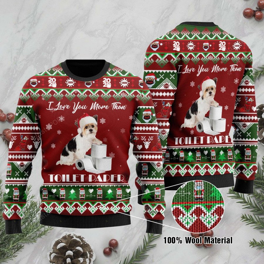 Shih Tzu Unisex Ugly Christmas Sweater, All Over Print Sweatshirt