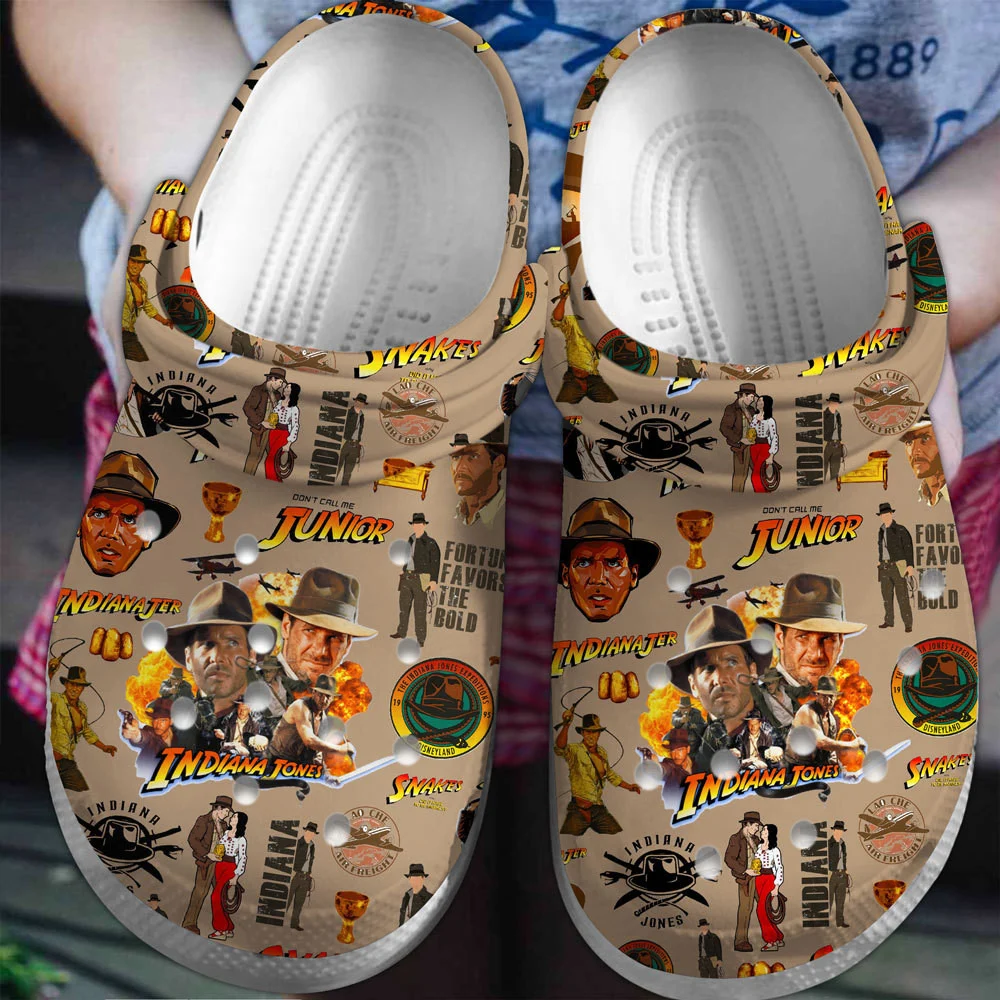 Indiana Jones Movie Crocss Clogs For Men Women And Kid Dwoxyl4G-1