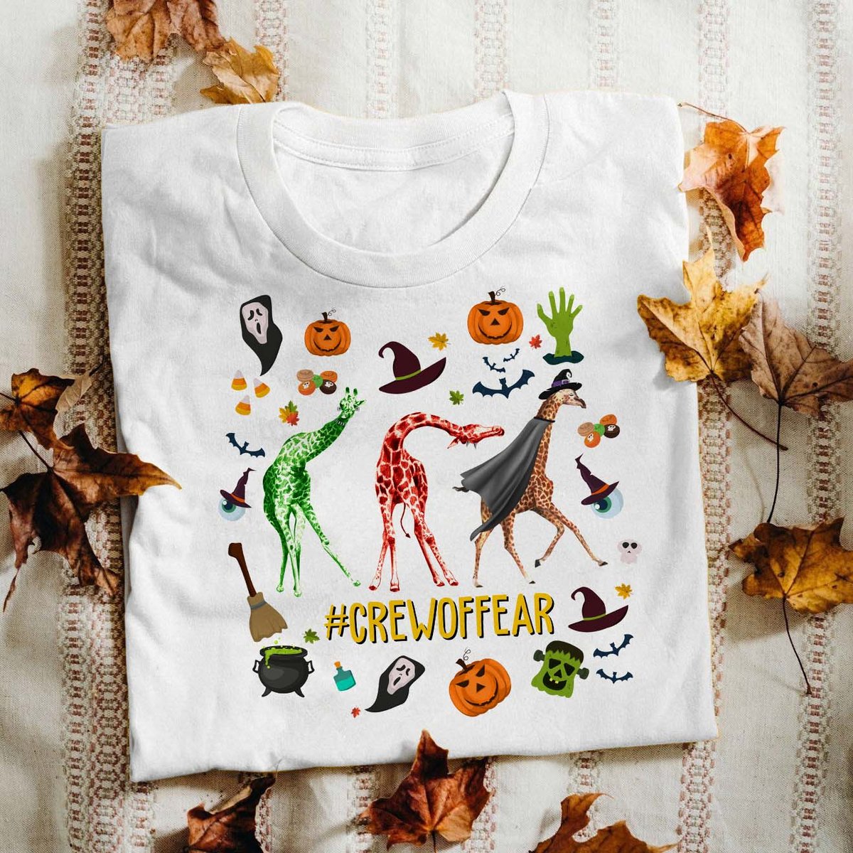 Giraffe, On The Halloween – Standard T-Shirt, Gift For You, Gift For Giraffe Lover Hoodie All Color Size S-5Xl