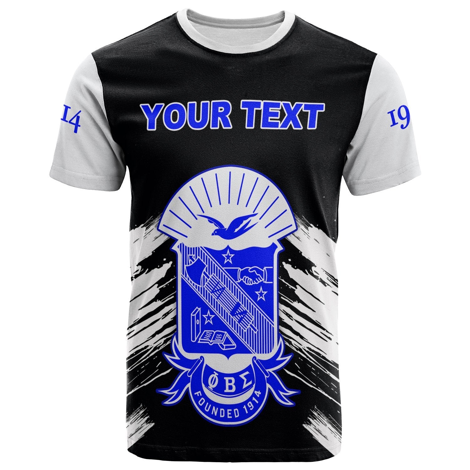 (Custom Personalised) Phi Beta Sigma T Shirt Black Gomab Lt13