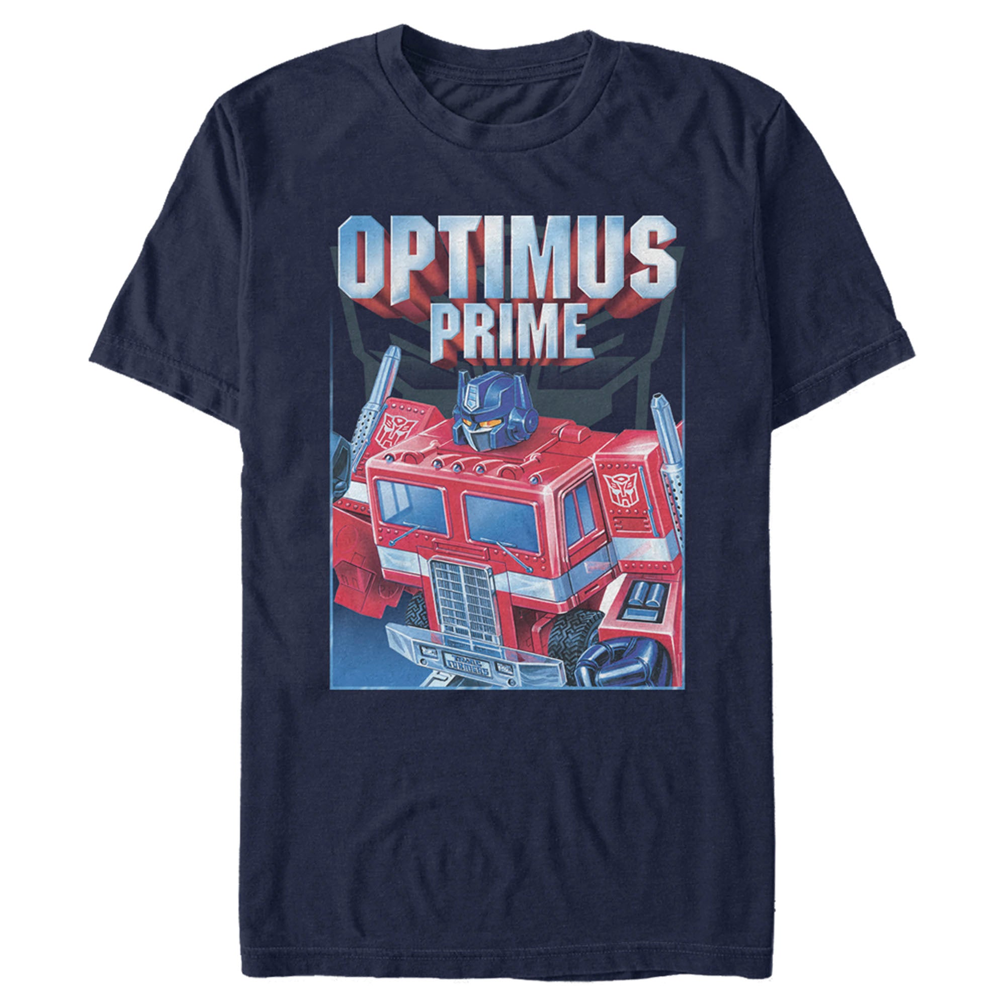 Transformers Men’S Optimus Prime 1984 Robot  T-Shirt