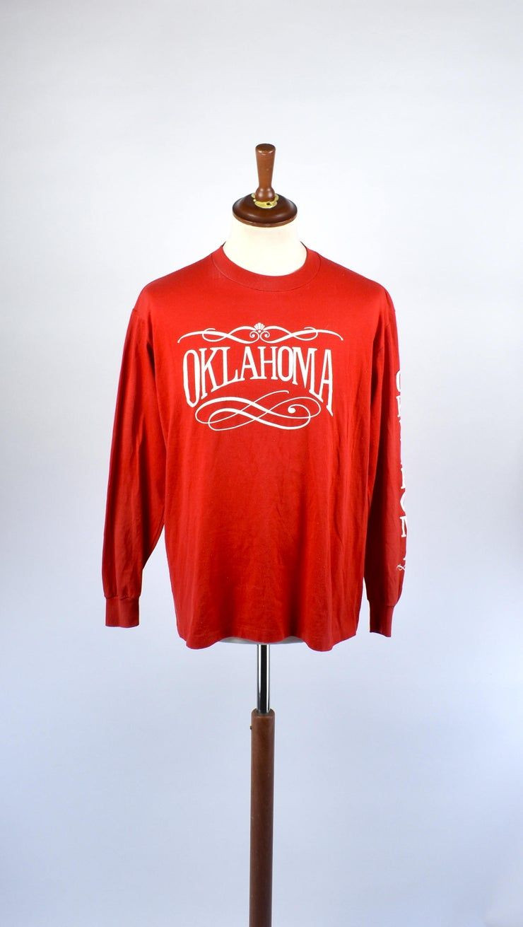 Des Ann Es 1980 Oklahoma Sooners Manches Longues Shirt