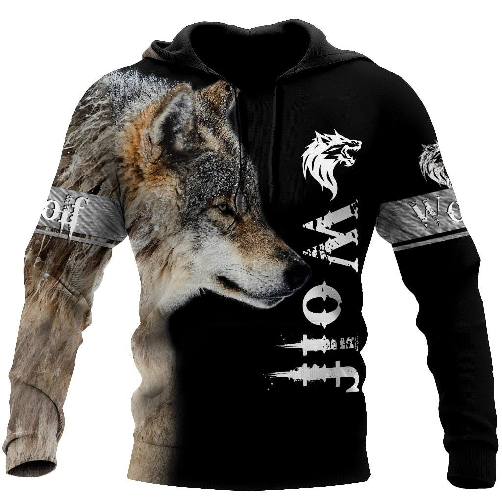 Beautiful Wolf 3D All Over Printed Shirts For Men And Women