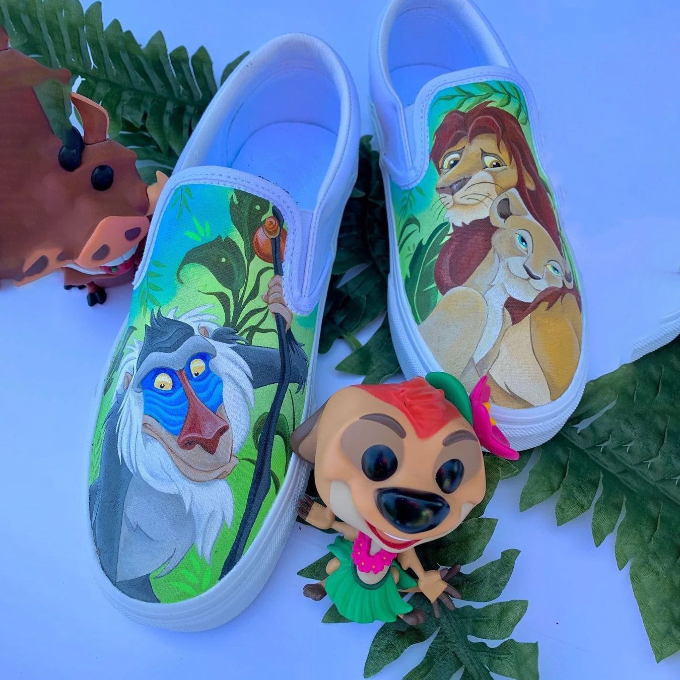 The King Lion Simba Nala Rafiki 4 Slip On Shoes