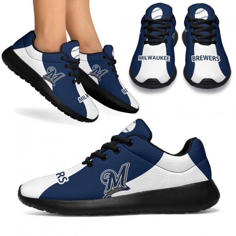 Special Sporty Sneakers Edition Milwaukee Brewers Shoes #967