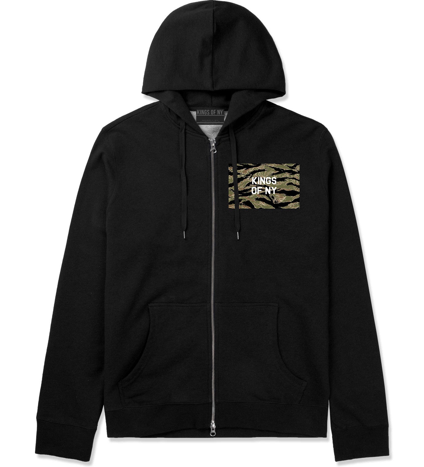 Tiger Stripe Camo Army Zip Up Hoodie