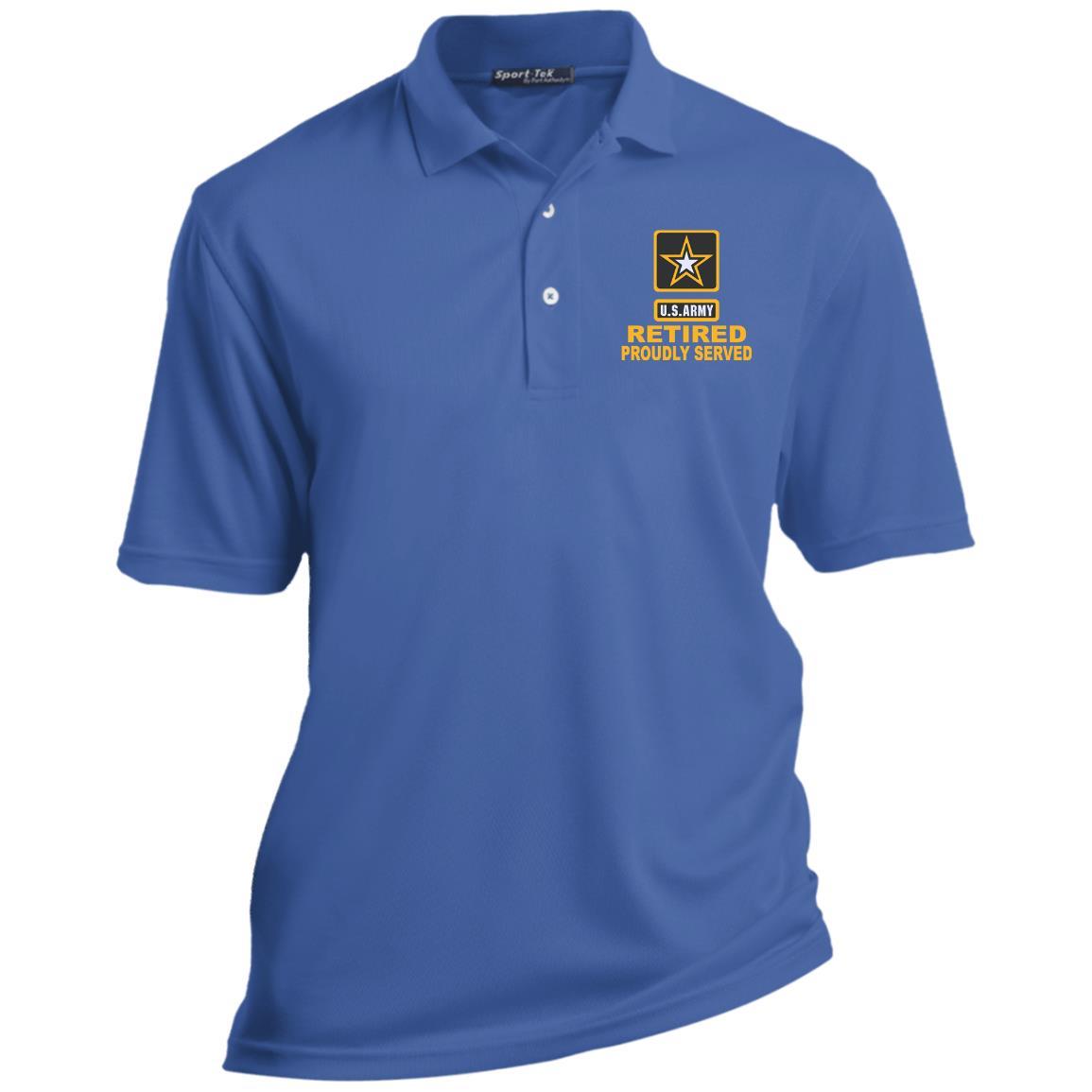 US Army Logo Retired Printed Polo Shirt – Corethermax