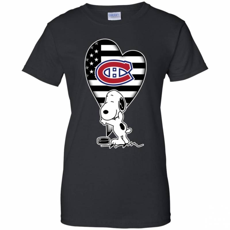 MontrÈal Canadiens Snoopy In My Heart Shirts