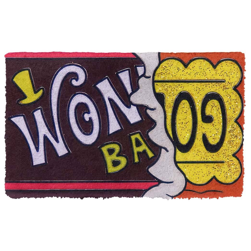 Gearhumans 3D Willy Wonka Chocolate Factory Bar Custom Doormat