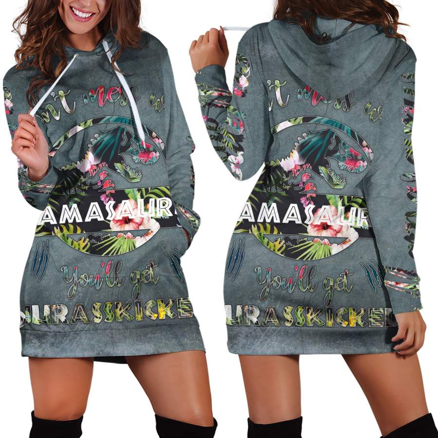 3D All Over Loved Mamasaurus Hoodies Dress Leggings Blanket