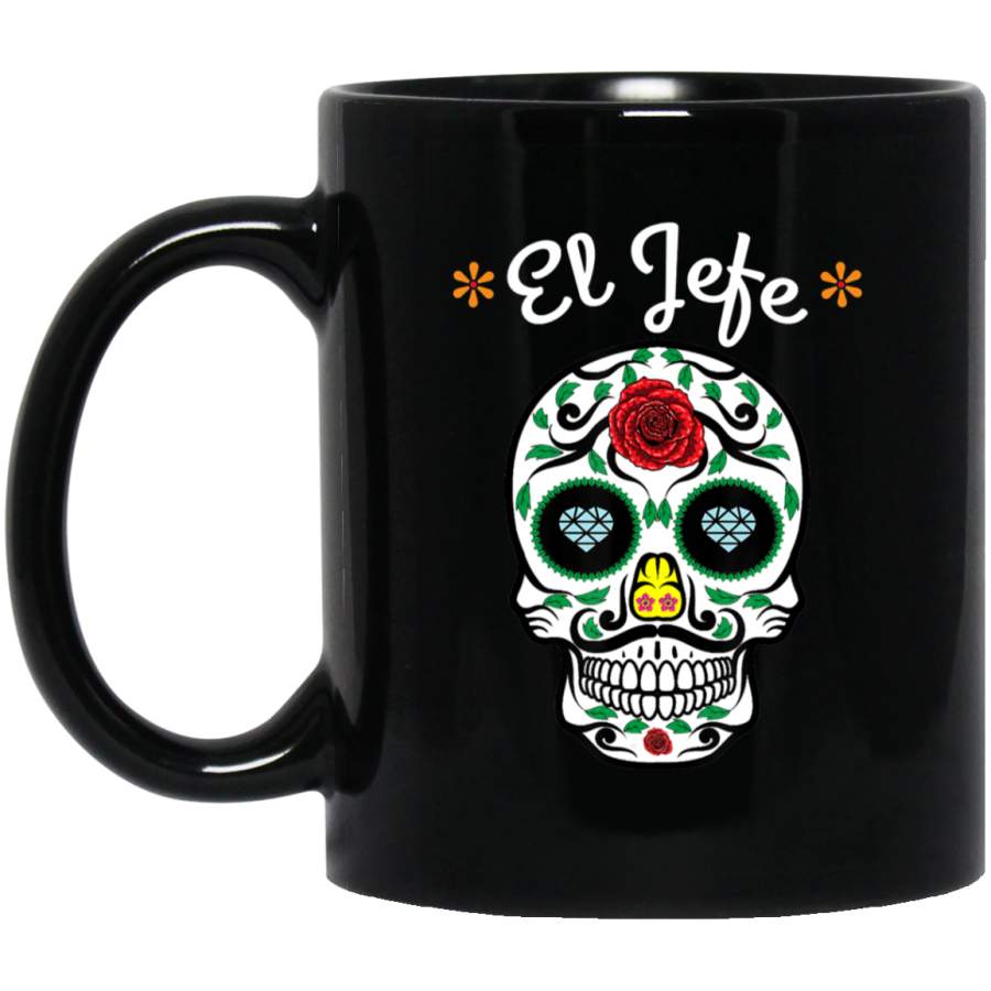 Yo Soy El Jefe Dia De Los Muertos Day of the dead for Men Coffee Mug