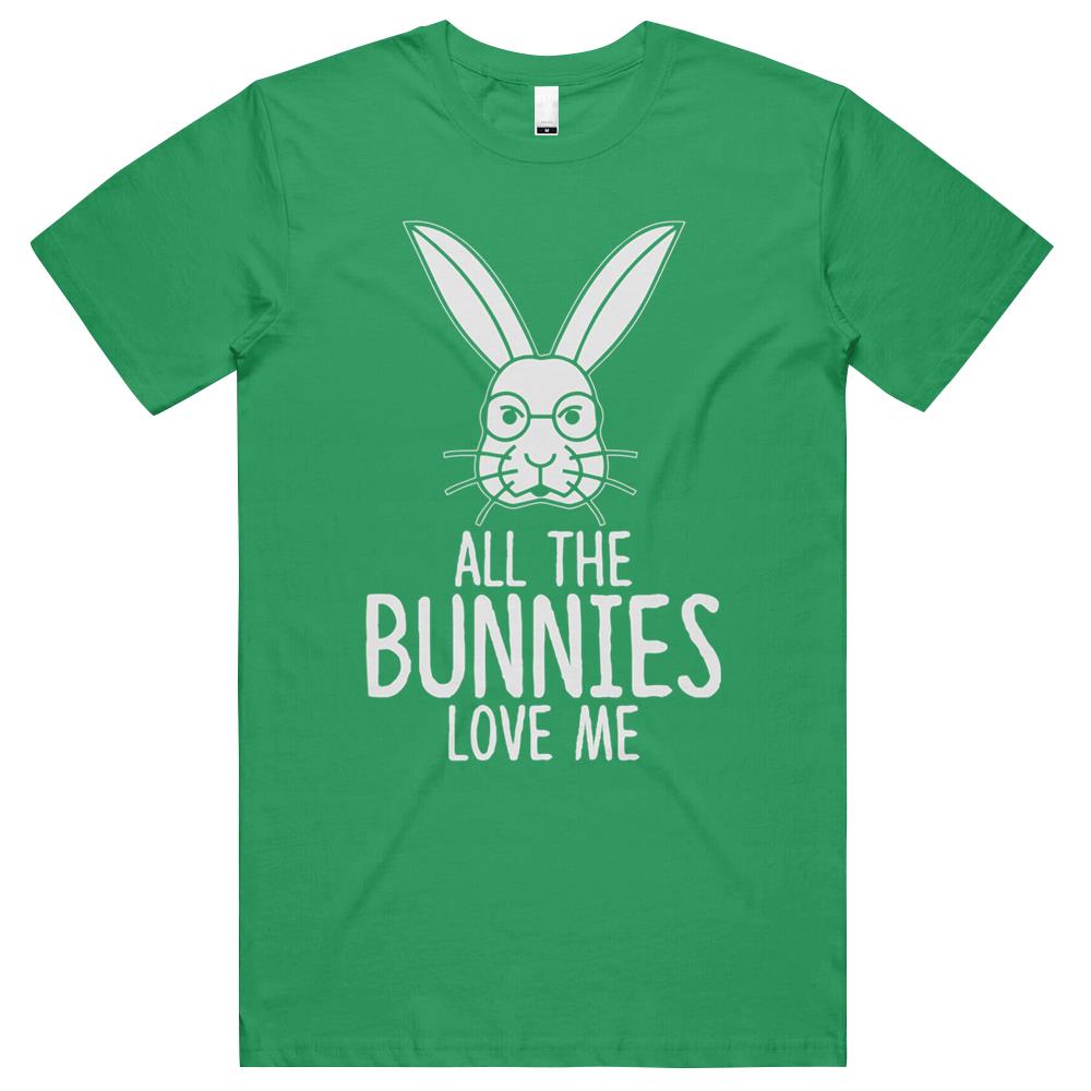 All The Bunnies Love Me – Cute Bunny Funny Easter T Shirts