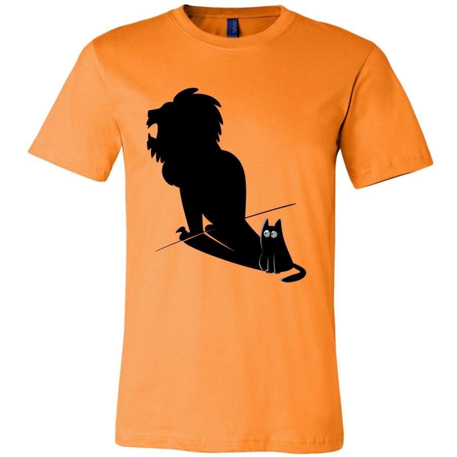 Tshirts Funny – Potential Lion Shadow and Cat design on Tshirt