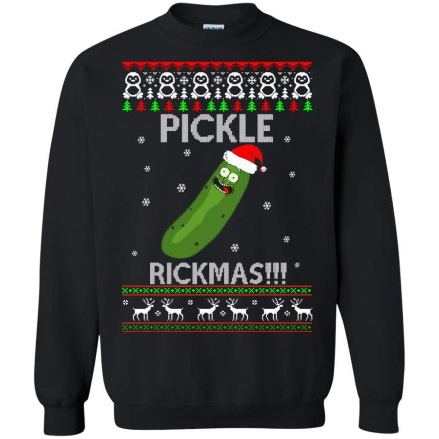 AGR Pickle Rickmas Rick And Morty Christmas ugly sweater