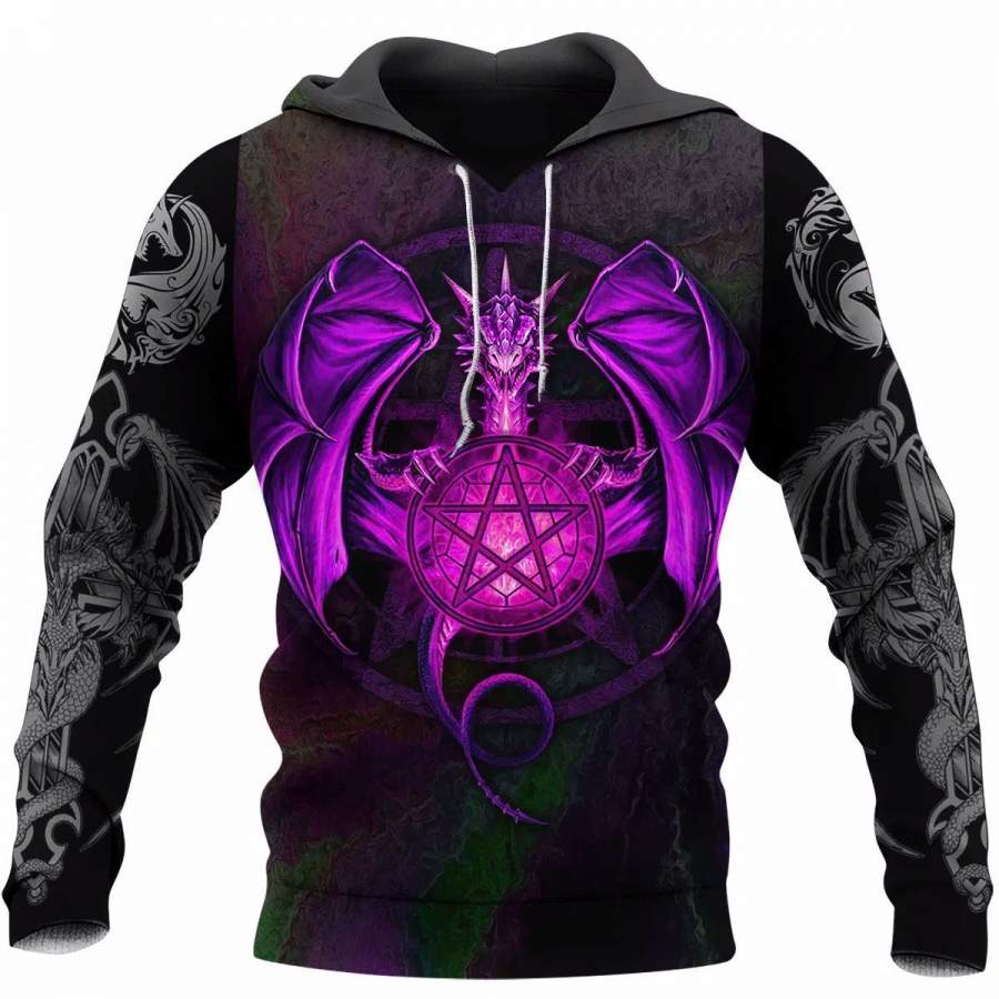 3D Tattoo and Dungeon Dragon Hoodie NM050969