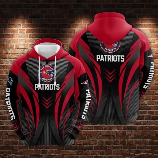 New England Patriots 3 D Hoodie Gift Idea For Fan 010